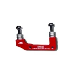 A2Z 110 mm-es VILLASARU TÁVOLSÁGHOZ VALÓ IS->PM 203 mm TÁRCSAFÉK ADAPTER [PIROS] 141159
