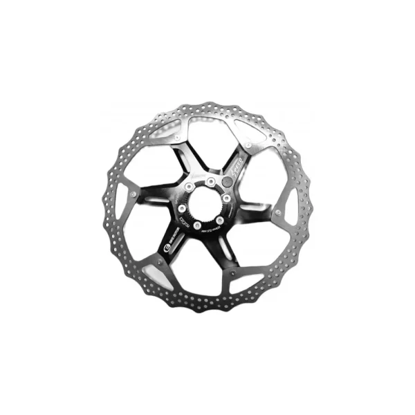 A2Z SPV TDC CENTERLOCK FÉKTÁRCSA [FEKETE, 203 mm, PÖTTYÖS] 236185