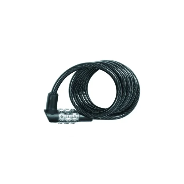 ABUS [3506C] SPIRÁL LAKAT, SZÁMZÁRRAL [FEKETE] AB 40772