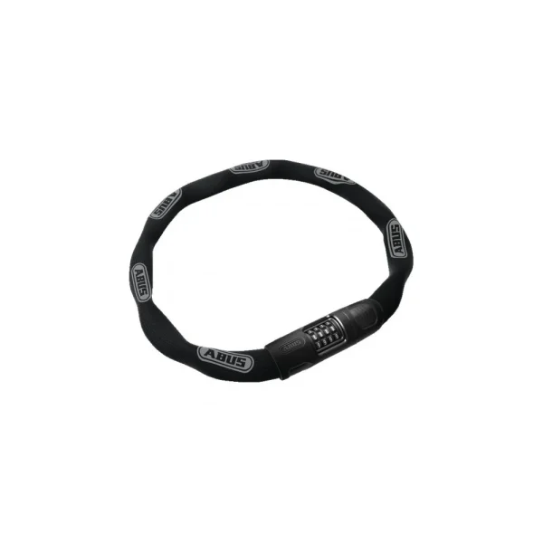 ABUS [8808C] LÁNCOS LAKAT, SZÁMZÁRRAL [FEKETE] AB 61494