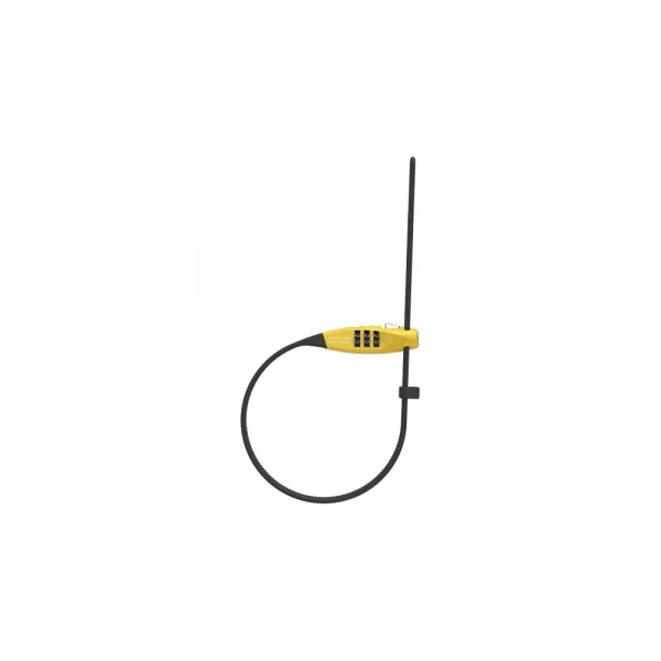 ABUS MINI KÁBELLAKAT SZÁMZÁRRAL - COMBIFLEX TRAVELGUARD - 45 cm - SÁRGA AB 95601