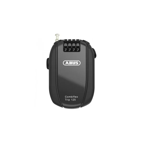 ABUS MINI KÁBELLAKAT SZÁMZÁRRAL - COMBIFLEX TRIP - 125 cm - FEKETE AB 95457