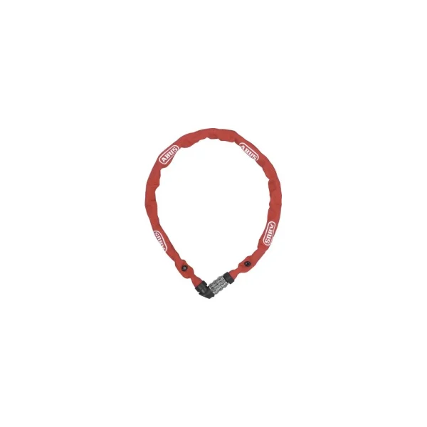ABUS WEB [1200] LÁNCOS LAKAT, SZÁMZÁRRAL [PIROS] AB 56339