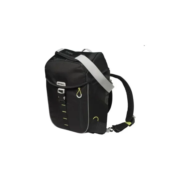 BASIL MILES DAYPACK EGYOLDALAS TÁSKA [ FEKETE LIME] TBA 17750
