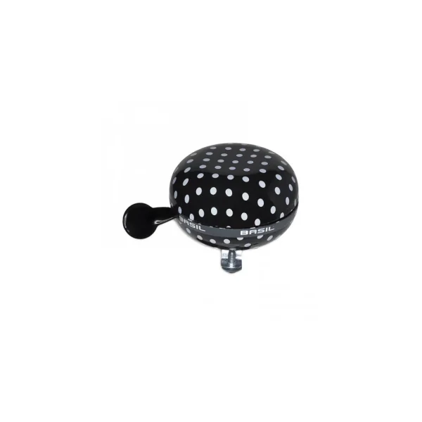 BASIL POLKADOT BIG BELL CSENGŐ [FEKETE FEHÉR PÖTTYÖS] TBA 50397