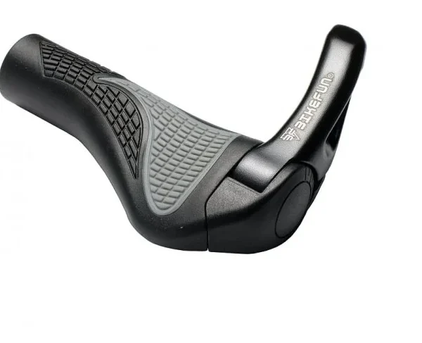 BIKEFUN ERGO 2 TONE MARKOLAT + SZARV [FEKETE-SZÜRKE] [135 mm] GP-3
