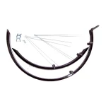 BIKEFUN MTB ALU-PLASTIC SÁRVÉDŐ [FEKETE] OR58B