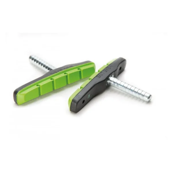 BIKEFUN MTB CSAPOS FÉKPOFA [72 mm][FEKETE-ZÖLD] MTB-945-BKGRN