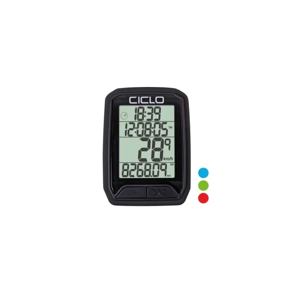 CICLOSPORT PROTOS 113 VEZETÉKES COMPUTER [FEKETE] 202361 [CP113]