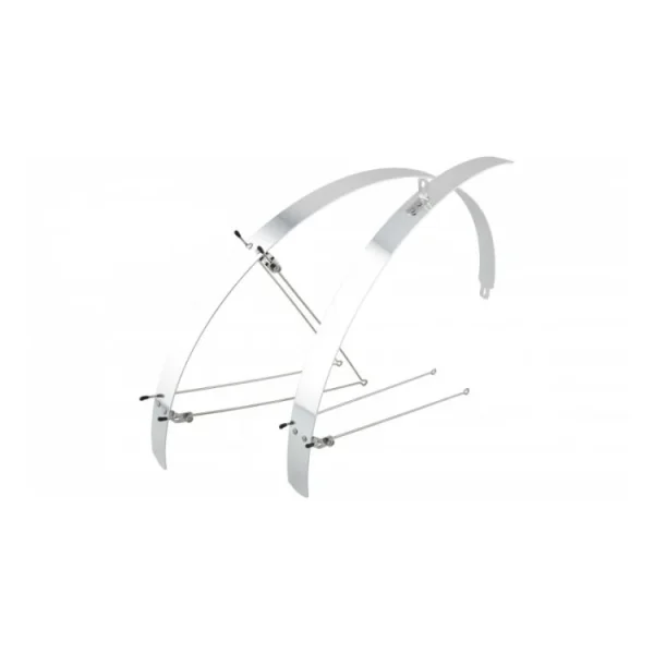 CONTEC FLAT FENDER SÁRVÉDŐ SZETT [42 mm] [EZÜST] [03419454] 226393 [CT1484]