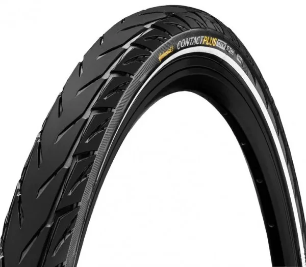 CONTINENTAL CONTACT PLUS CITY KÜLSŐ [26X2,20][FEKETE, REFLEX CSÍKKAL] NK 0101334