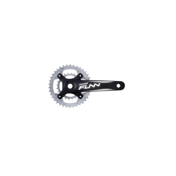 FUNN RIDGE DOUBLE INTEGRÁLT MTB HAJTÓMŰ KÖZÉPCSAPÁGGYAL [FEKETE-EZÜST, 40/27, 170 mm] 219265