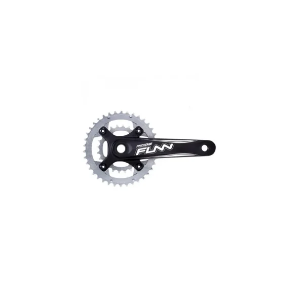 FUNN RIDGE DOUBLE INTEGRÁLT MTB HAJTÓMŰ KÖZÉPCSAPÁGGYAL [FEKETE-EZÜST, 40/27, 175 mm] 219266