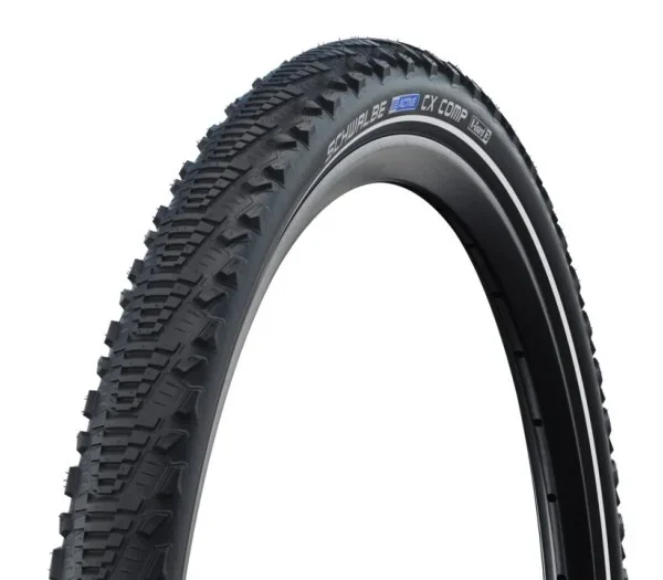 SCHWALBE CX COMP HS369 KÜLSŐ [40-622][FEKETE, REFLEX CSÍKKAL] 11150368.01
