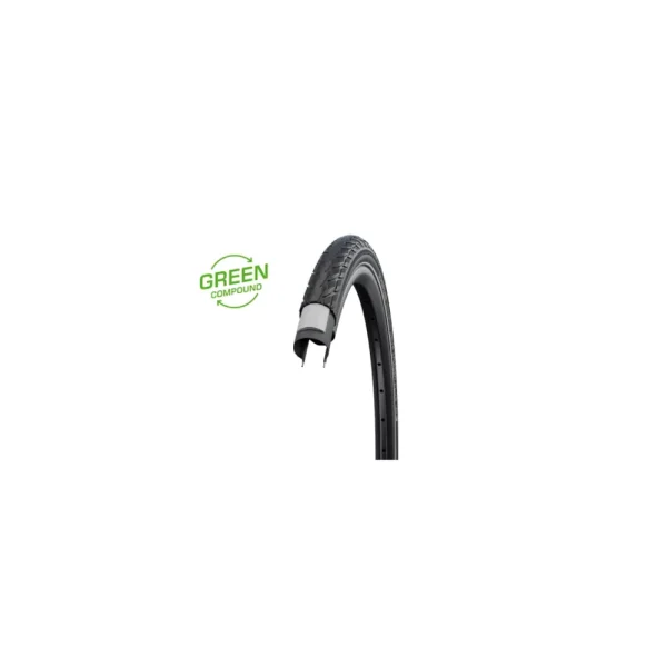 SCHWALBE DELTA CRUISER PLUS HS431 KÜLSŐ [37-622] FEKETE, REFLEX CSÍKKAL] 11101077.01