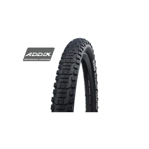 SCHWALBE JOHNNY WATTS HS604 KÜLSŐ [29x2,35] [FEKETE, REFLEX CSÍKKAL] 11159432