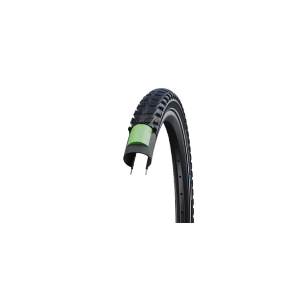 SCHWALBE MARATHON 365 HS475 KÜLSŐ [20x2,15] [FEKETE, REFLEX CSÍKKAL] 11159423
