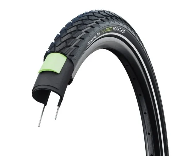 SCHWALBE MARATHON HS420 KÜLSŐ [26X1,25][FEKETE, REFLEX CSÍKKAL] - KIFUTÓ TERMÉK 11100144