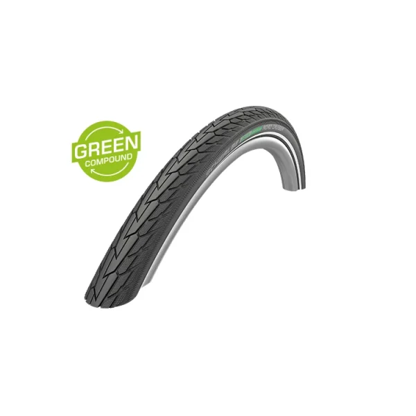 SCHWALBE ROAD CRUISER HS484 KÜLSŐ [24X1,75][FEKETE, REFLEX CSÍKKAL] 11101301