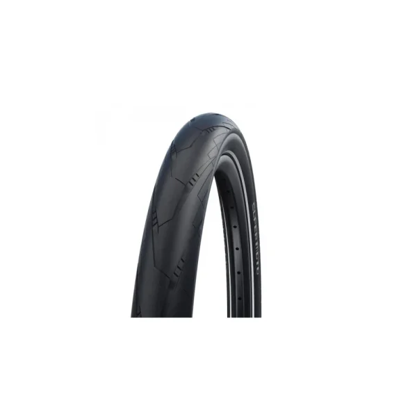 SCHWALBE SUPER MOTO HS605 KÜLSŐ [20x2,40] [FEKETE, REFLEX CSÍKKAL] 11159523