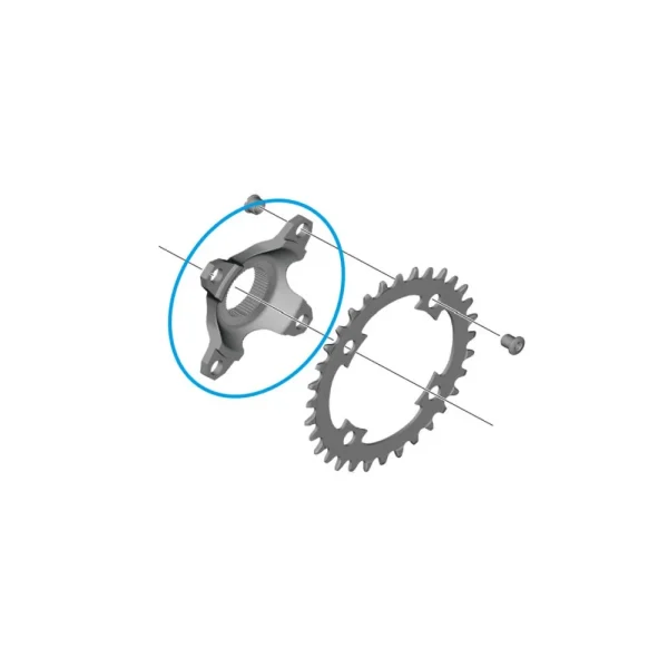 SHIMANO [CR-EM800] 4 KAROS HAJTÓMŰ LÁNCTÁNYÉR-ADAPTER Y0RU9801T