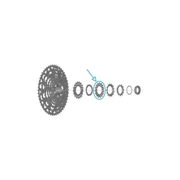 SHIMANO CUES [CS-LG700-11] [15T] LÁNCTÁNYÉR Y0RF9803T