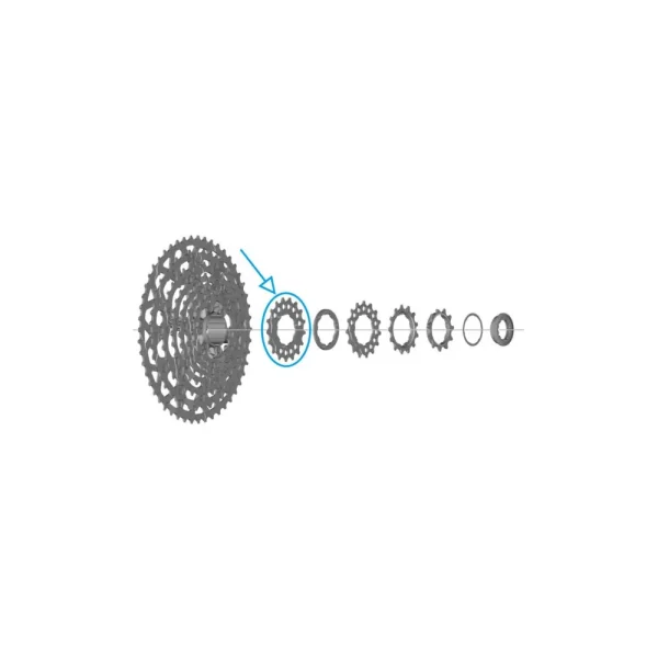 SHIMANO CUES [CS-LG700-11] [17T] LÁNCTÁNYÉR Y0RF9804T