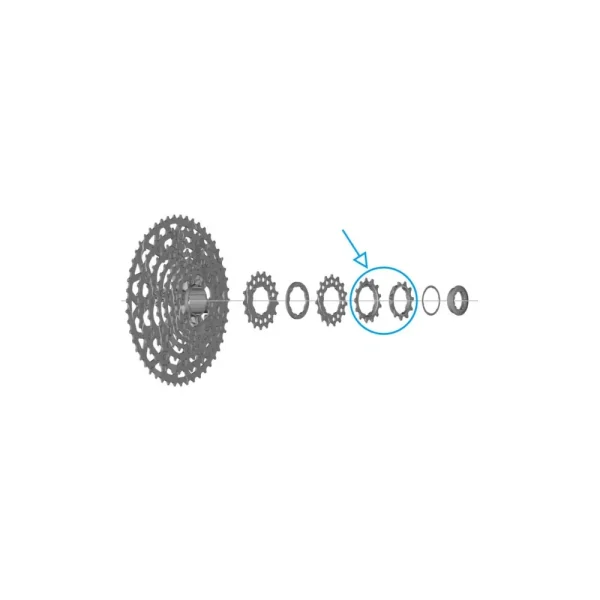 SHIMANO CUES [CS-LG700-11] KAZETTA LÁNCTÁNYÉR EGYSÉG [11-13T] Y0RF98020