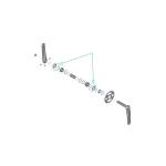 SHIMANO DEORE [FC-M6130] HAJTÓMŰ HÉZAGOLÓ ÉS ZÁRÓGYŰRŰ Y0LY98010