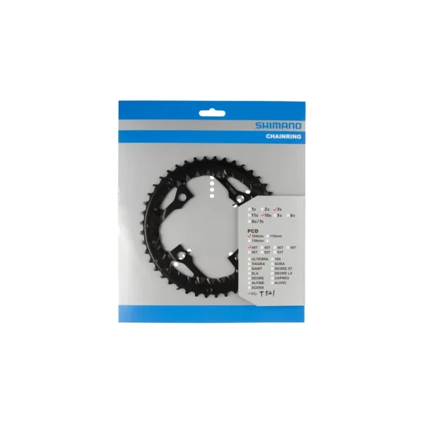 SHIMANO DEORE [FC-T521] LÁNCTÁNYÉR [44T] - LÁNCVÉDŐ FURATTAL Y1NL98040