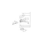 SHIMANO DEORE [SL-M610]  VÁLTÓKAR ALSÓ BURKOLAT ÉS CSAVAR (BAL OLDALI) Y00498030