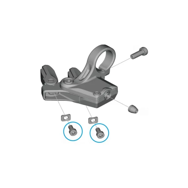 SHIMANO DEORE XT Di2 [SW-M8150] VÁLTÓKAR RÖGZÍTŐCSAVAR EGYSÉG Y0SA9801T