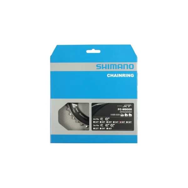 SHIMANO DEORE XT [FC-M8000-2] LÁNCTÁNYÉR [36T] Y1RL98080