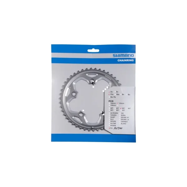 SHIMANO [FC-RS500] LÁNCTÁNYÉR [46T] - EZÜST Y1PR98010