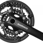 SHIMANO [FC-T551] 3X10 SEB. INTEGRÁLT TENGELYES MTB/TREKKING HAJTÓMŰ [44-32-24/175] [FEKETE] EFCT551E424CL