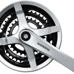 SHIMANO [FC-TY501] 3X6-7-8SEB. TOURNEY NÉGYSZÖG TENGELYES HAJTÓMŰ [48-38-28 /175] [EZÜST] EFCTY501E888CSB