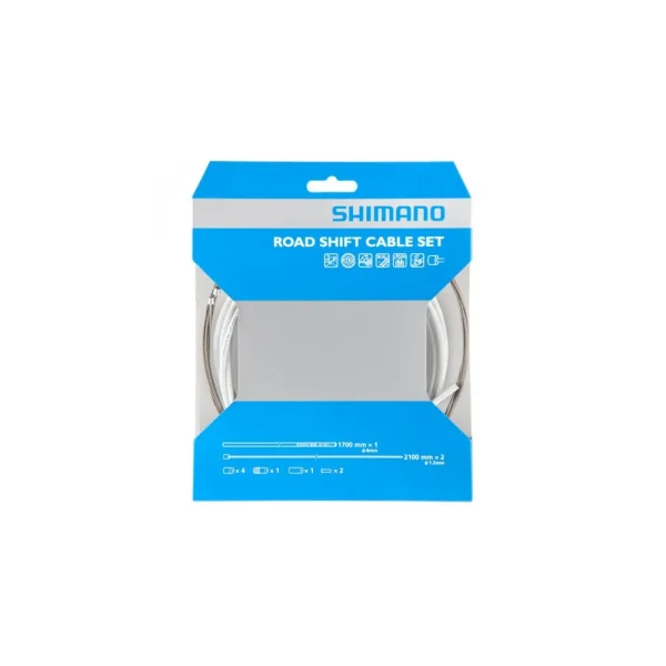 SHIMANO VÁLTÓBOWDEN SZETT OPTISLICK BEVONATÚ - ORSZÁGÚTI [FEHÉR] Y60198030