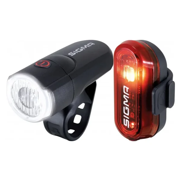 SIGMA AURA SZETT (AURA [30 lumen] ELSŐ LÁMPA + CURVE HÁTSÓ LÁMPA) 15970