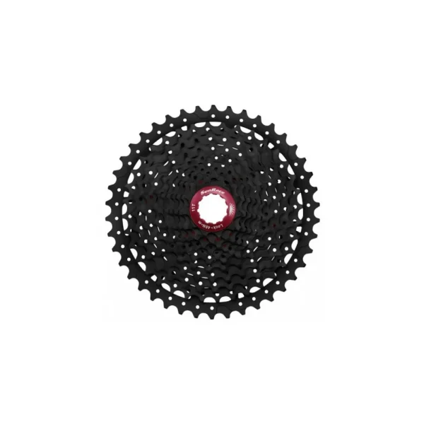 SUNRACE [CSMX8] 11 SEBESSÉGES FOGASKERÉKSOR [FEKETE-PIROS][11-42] 142235