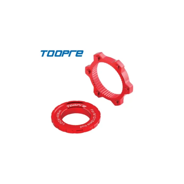 TOOPRE ADAPTER [CENTERLOCK AGY - 6 CSAVAROSFÉKTÁRCSA] [PIROS] 23791