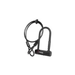 TRELOCK U5 MINI FLEX KULCSOS U-LAKAT [FEKETE, 178 mm] 192484