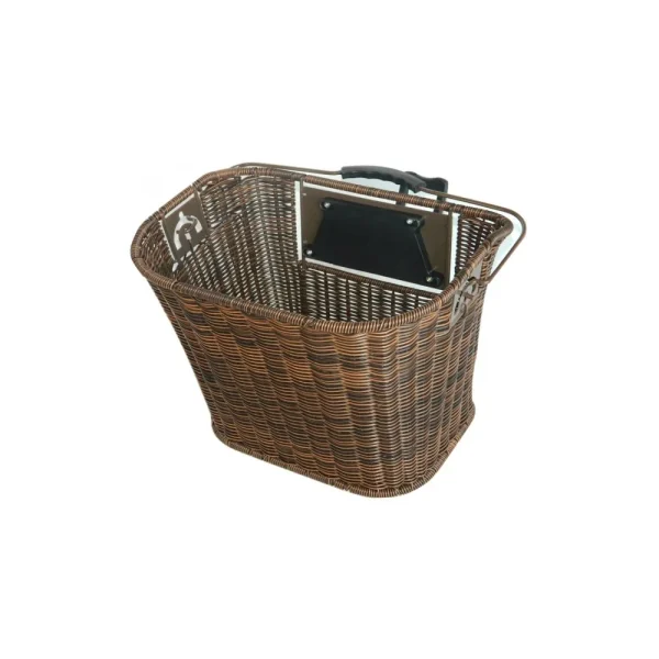 VELOTECH KOSÁR,ELSŐ,RATTAN HATÁSÚ [BARNA] 50285
