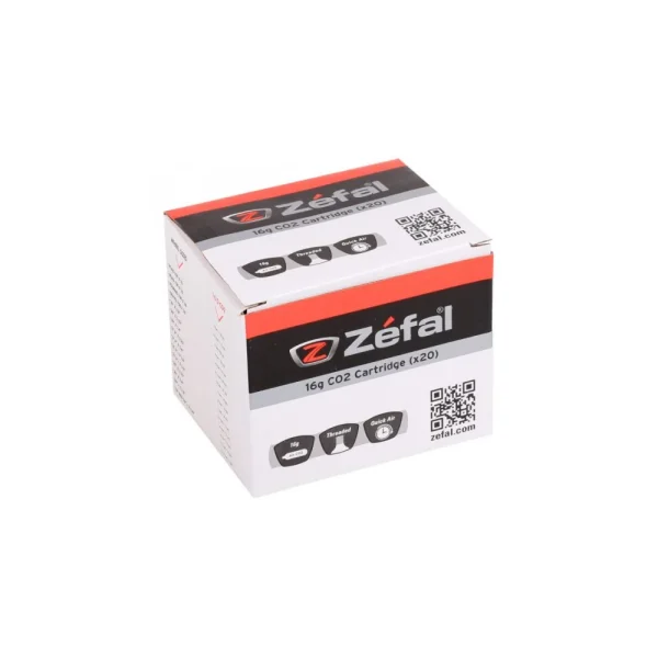 ZEFAL CO2 PATRON - 16 grammos - MENETES - 20 db/csomag Z416060 [FA003570008]
