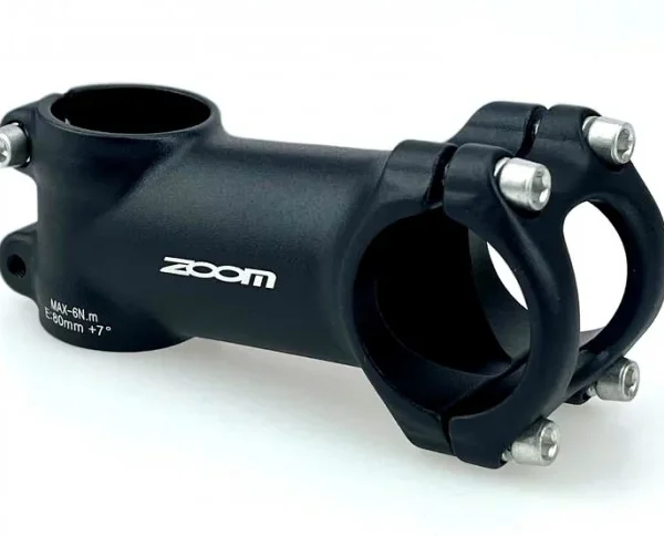 ZOOM ALUMÍNIUM KORMÁNYSZÁR [31,8 mm*7 FOK*80 mm] [FEKETE] 26448